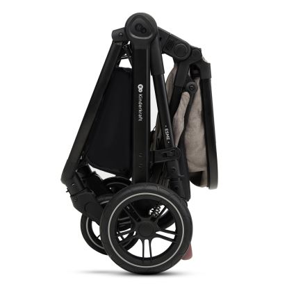 KINDERKRAFT - Poussette combinée 3en1 ESME Sand beige + siège auto MINK PRO