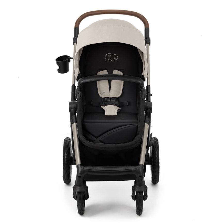 KINDERKRAFT - Poussette combinée 3en1 MOOV 2 AIR Moonlight gris + siège auto MINK PRO