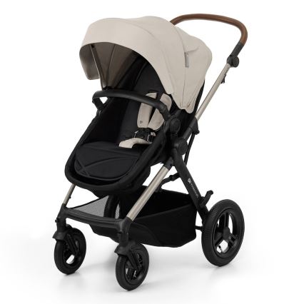 KINDERKRAFT - Poussette combinée 3en1 MOOV 2 AIR Moonlight gris + siège auto MINK PRO