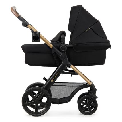KINDERKRAFT - Poussette combinée 3en1 MOOV 2 Pure noir + siège auto MINK PRO