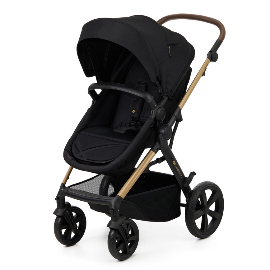 KINDERKRAFT - Poussette combinée 3en1 MOOV 2 Pure noir + siège auto MINK PRO