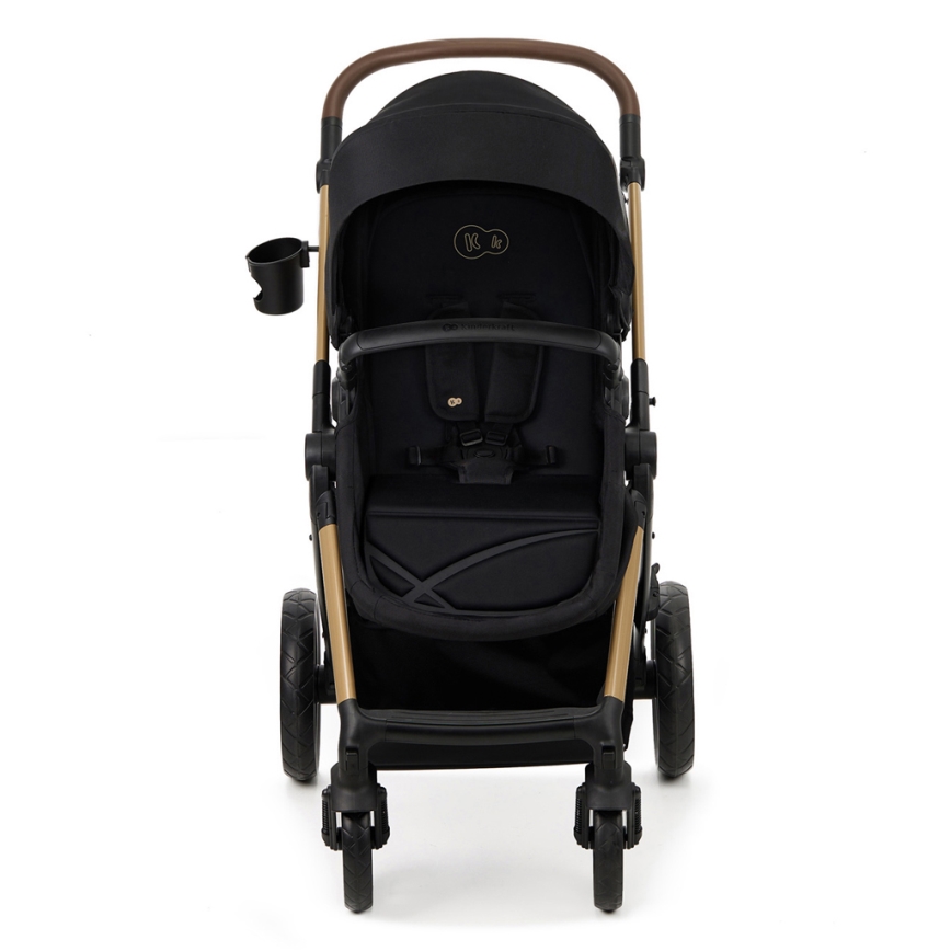 KINDERKRAFT - Poussette combinée 3en1 MOOV 2 Pure noir + siège auto MINK PRO
