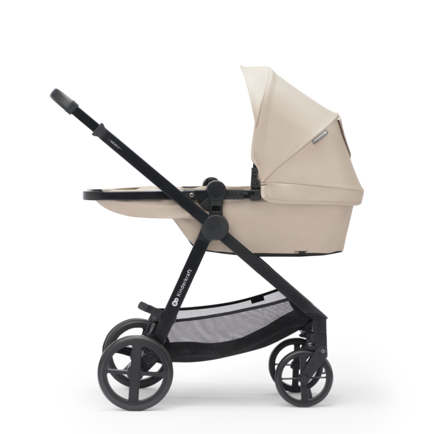 KINDERKRAFT - Poussette combinée 3en1 NEWLY Sand beige + siège auto MINK PRO