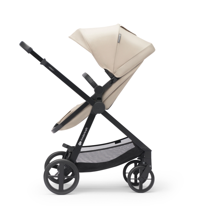 KINDERKRAFT - Poussette combinée 3en1 NEWLY Sand beige + siège auto MINK PRO