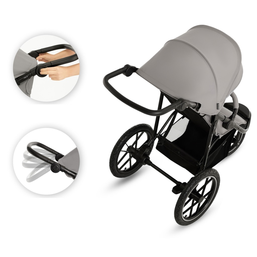 KINDERKRAFT - Poussette de sport HELSI2 grise