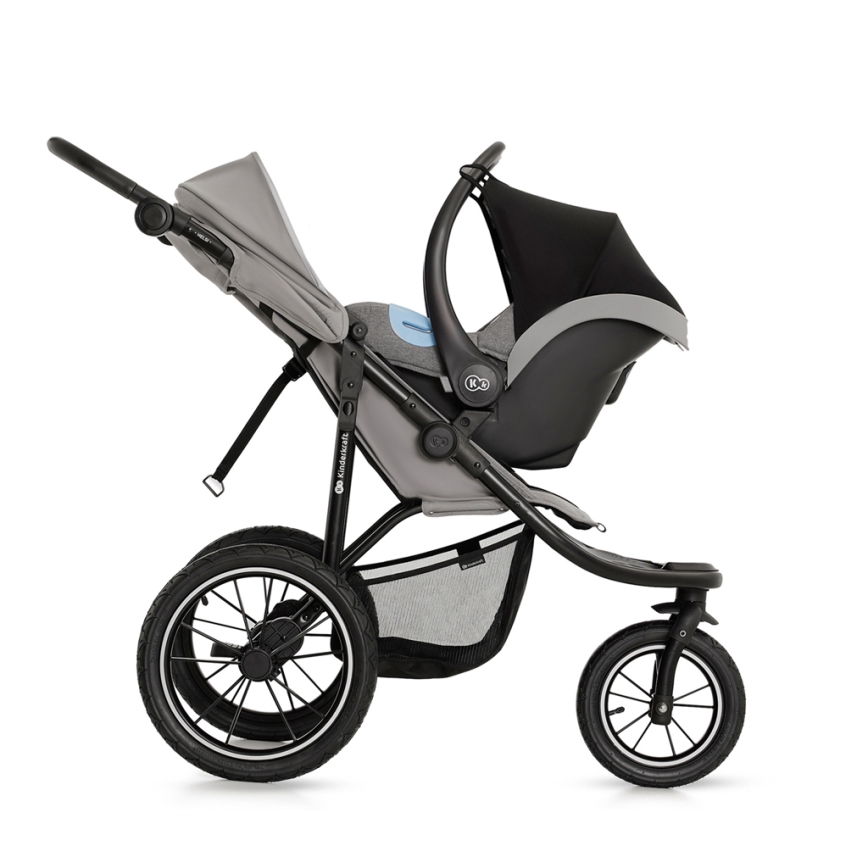KINDERKRAFT - Poussette de sport HELSI2 grise