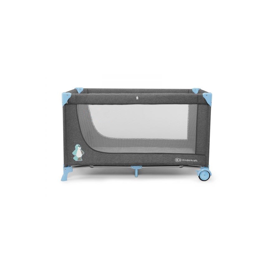 KINDERKRAFT - Reisbedje JOY grijsblauw