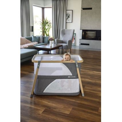 KINDERKRAFT - Reisbedje 4in1 SOFI grijs