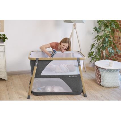 KINDERKRAFT - Reisbedje 4in1 SOFI grijs