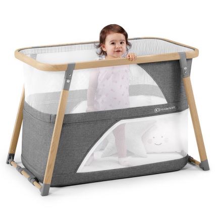 KINDERKRAFT - Reisbedje 4in1 SOFI grijs
