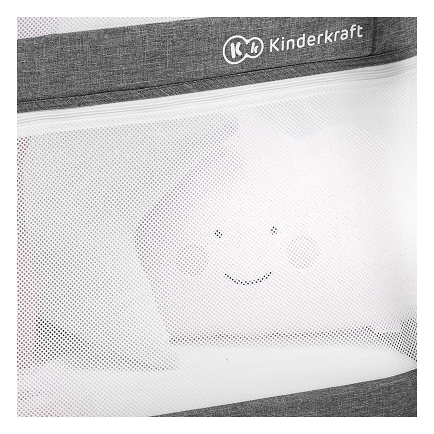 KINDERKRAFT - Reisbedje 4in1 SOFI grijs