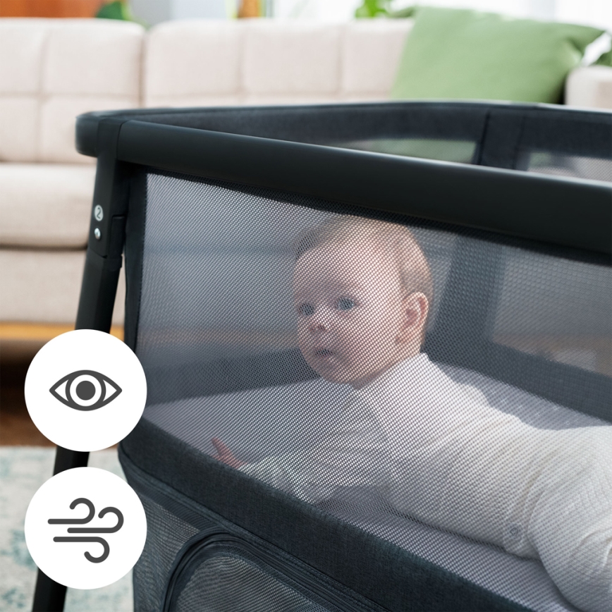 KINDERKRAFT - Reisbedje 4in1 SOFI PLUS donker