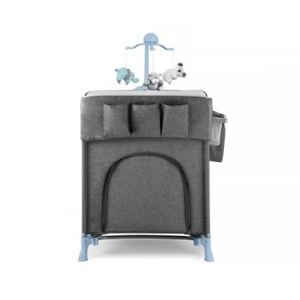 KINDERKRAFT - Reiswieg JOY met accessoires grijs/blauw