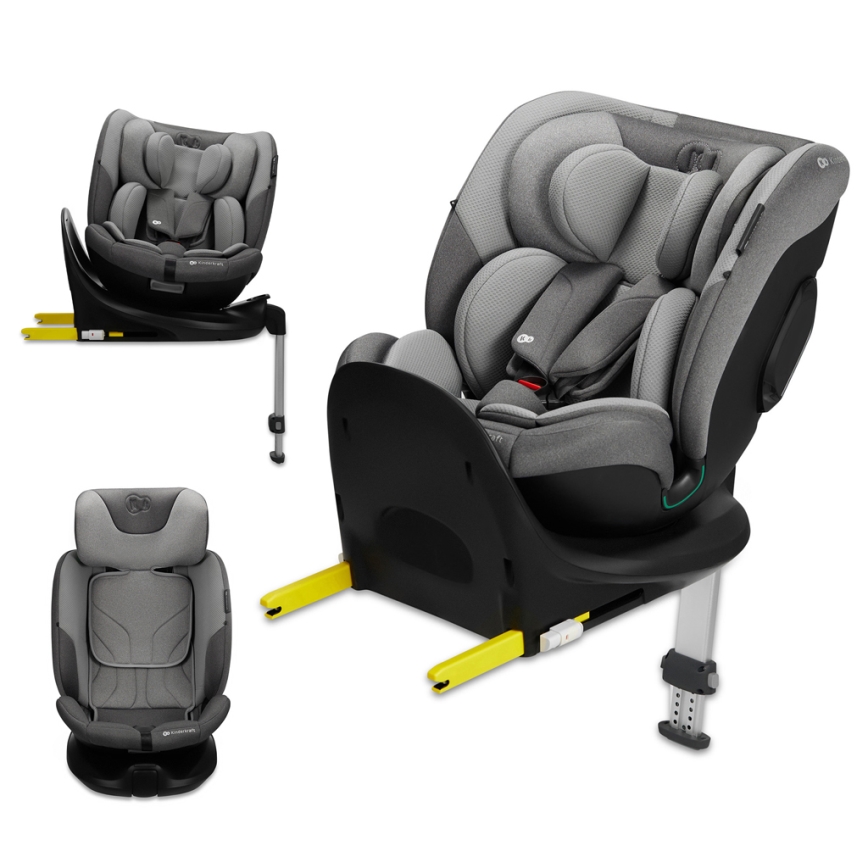 KINDERKRAFT SELECT - Autostoel I-FIX (40-150 cm) Cool grijs