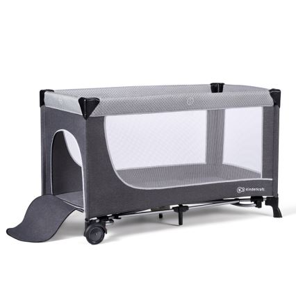 KINDERKRAFT SELECT - Berceau de voyage LEODY gris