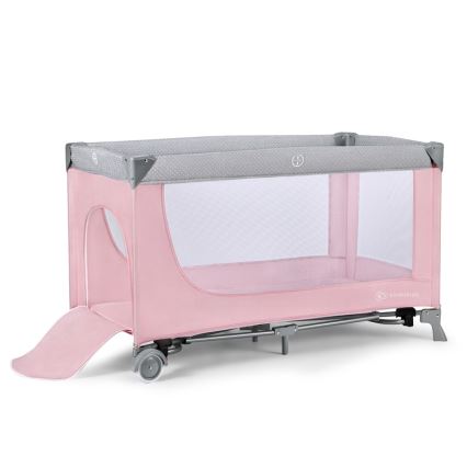 KINDERKRAFT - Berceau de voyage LEODY rose