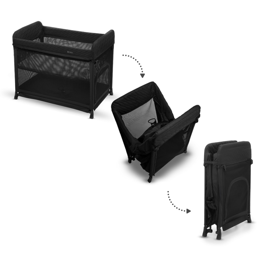 KINDERKRAFT SELECT - Berceau de voyage MOON DREAM noir