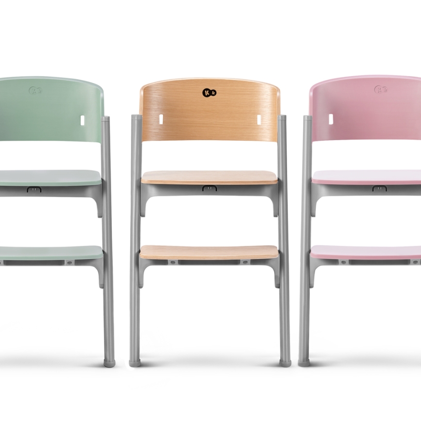 KINDERKRAFT SELECT - Chaise haute 3 en 1 pour enfant LIVY Premium Aster pink