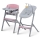 KINDERKRAFT SELECT - Chaise haute enfant 3en1 LIVY Premium Aster rose + transat CALMEE
