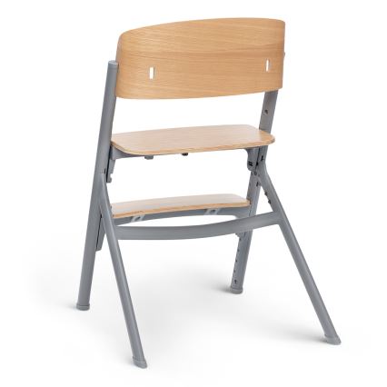 KINDERKRAFT SELECT - Chaise haute enfant 3en1 LIVY Premium chêne