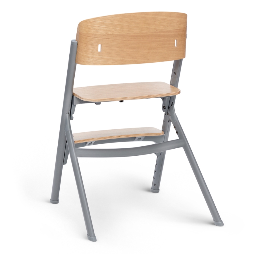 KINDERKRAFT SELECT - Chaise haute enfant 3en1 LIVY Premium chêne