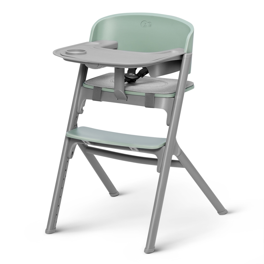 KINDERKRAFT SELECT - Chaise haute enfant 3en1 LIVY Premium Olive vert + transat CALMEE