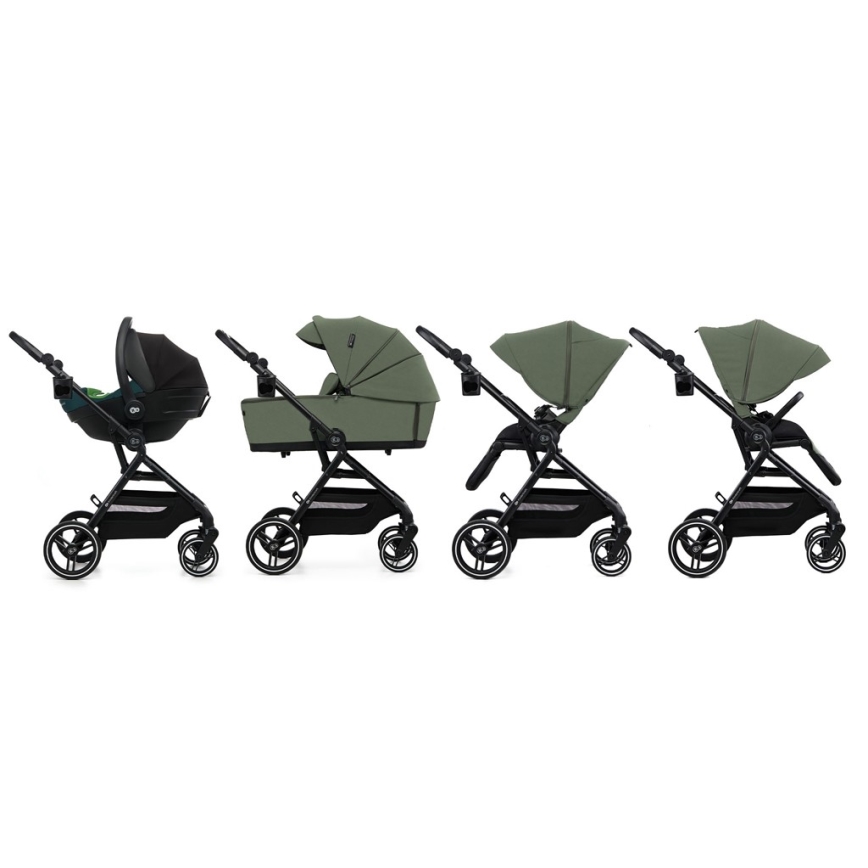 KINDERKRAFT SELECT - Combinatiekinderwagen 2-in-1 YOXI Mystic groen
