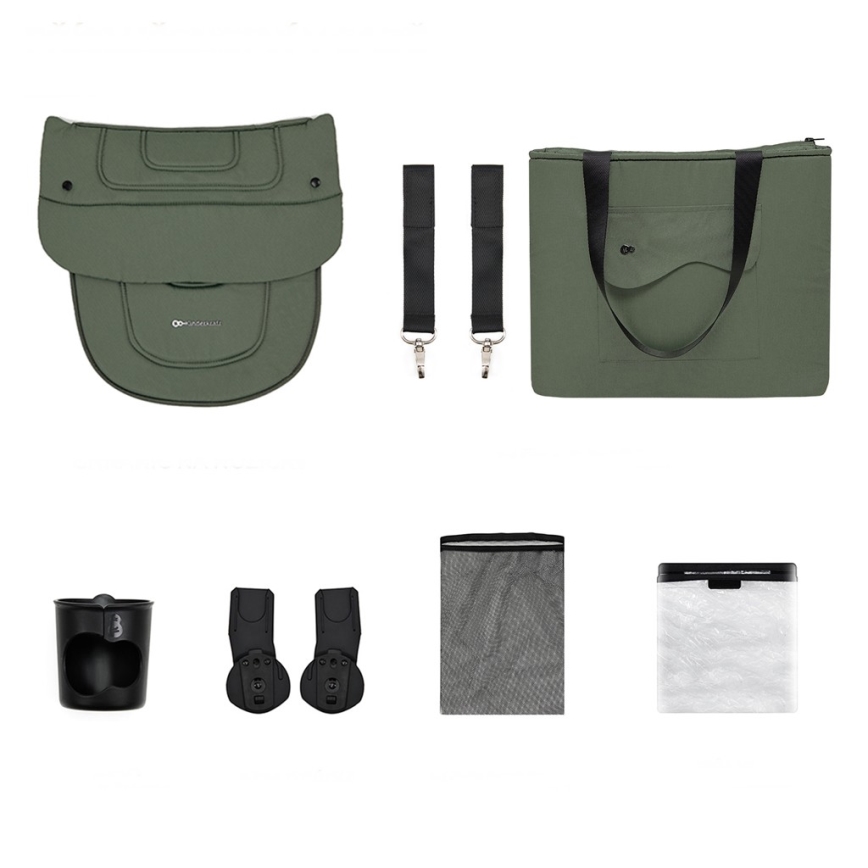 KINDERKRAFT SELECT - Combinatiekinderwagen 2-in-1 YOXI Mystic groen