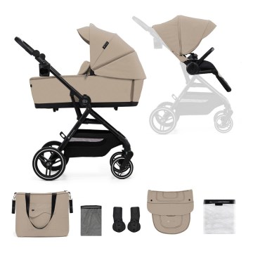 KINDERKRAFT SELECT - Combinatiekinderwagen 2in1 YOXI Sand beige