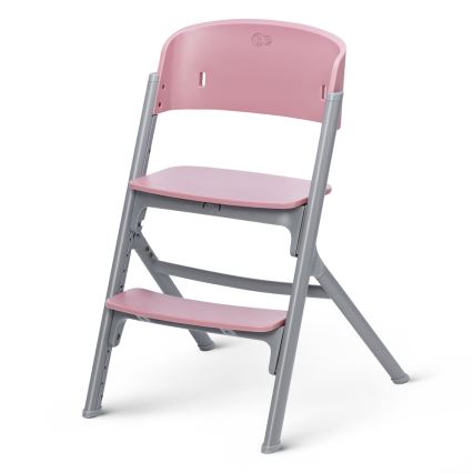 KINDERKRAFT SELECT - Kinder eetstoel 3in1 LIVY Premium Aster roze + ligstoel CALMEE