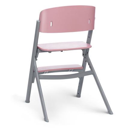 KINDERKRAFT SELECT - Kinder eetstoel 3in1 LIVY Premium Aster roze + ligstoel CALMEE