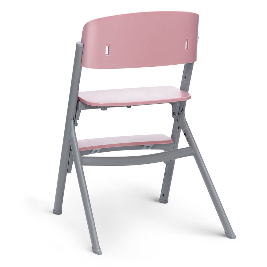 KINDERKRAFT SELECT - Kinder eetstoel 3in1 LIVY Premium Aster roze + ligstoel CALMEE