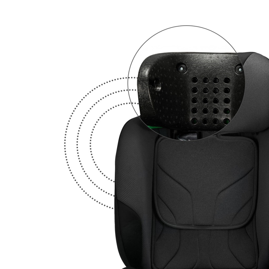 KINDERKRAFT SELECT - Kinderautostoel I-FIX (40-150 cm) Grafietzwart