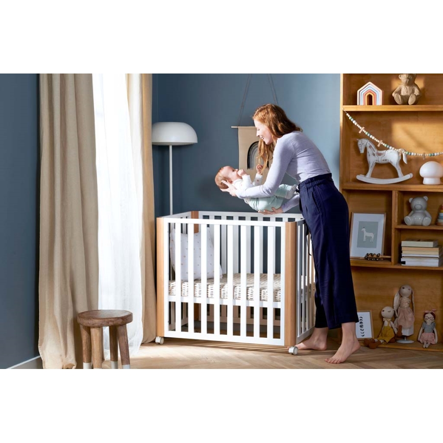 KINDERKRAFT SELECT - Kinderledikant 4-in-1 KOYA Premium beuk/dennenhout
