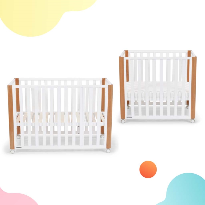KINDERKRAFT SELECT - Kinderledikant 4-in-1 KOYA Premium beuk/dennenhout