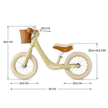 KINDERKRAFT SELECT - Loopfiets RAPID2 Savannah groen