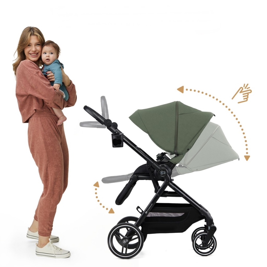KINDERKRAFT SELECT - Poussette sportive 2 en 1 YOXI Vert mystique