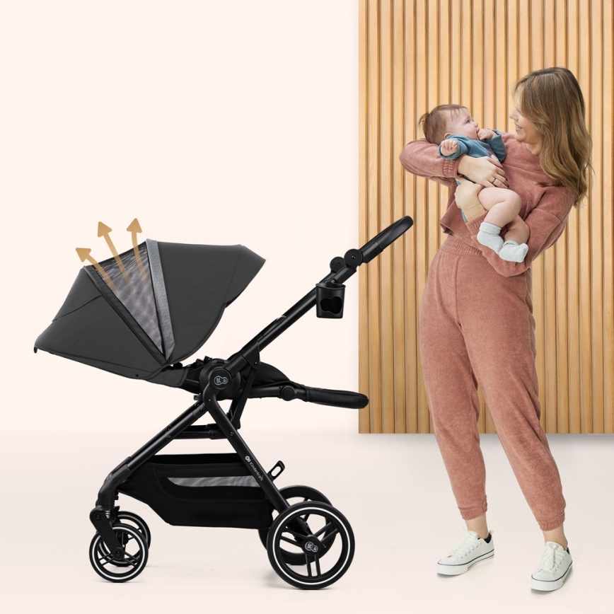 KINDERKRAFT SELECT - Poussette sportive YOXI Gris Moonlight