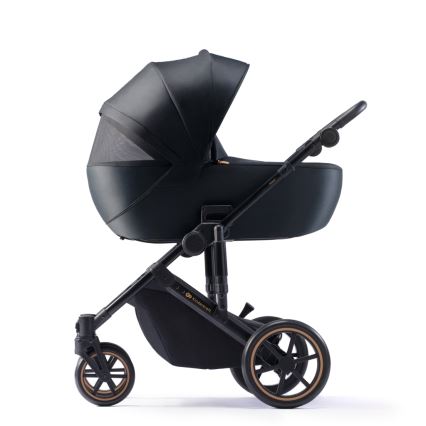 KINDERKRAFT SELECT - Combinatie 3-in-1 kinderwagen PRIME 2 Premium Venezian black + autostoeltje