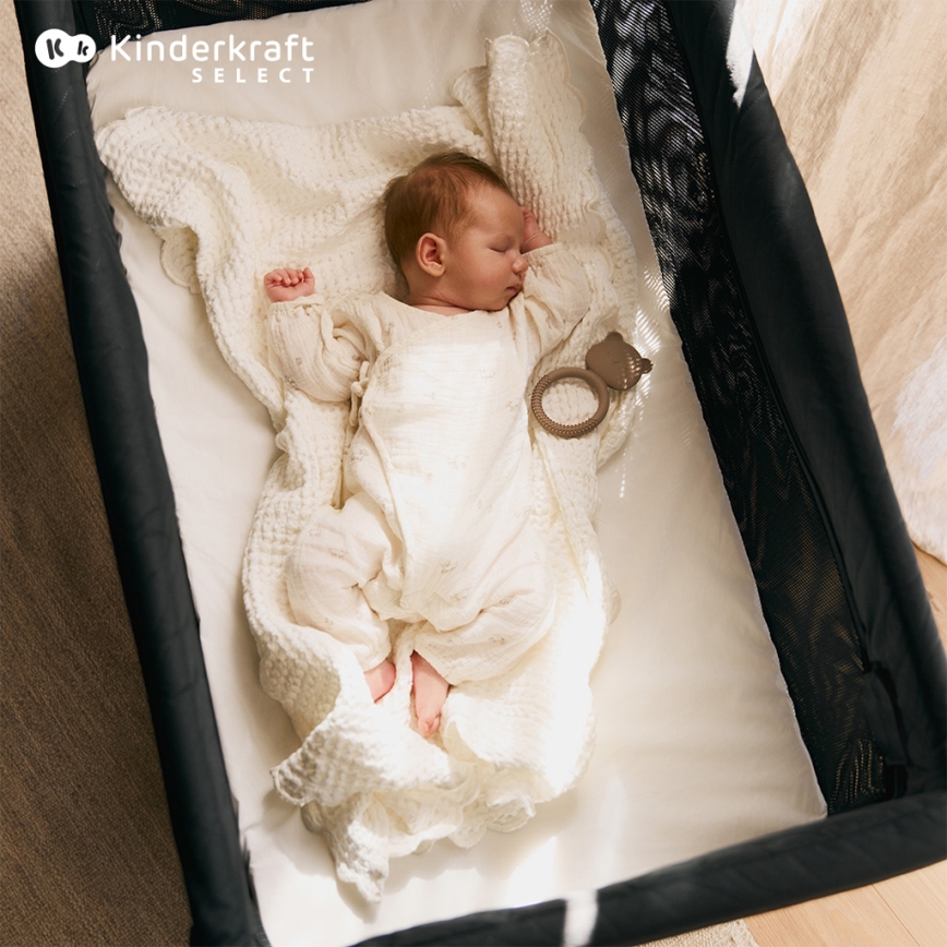 KINDERKRAFT SELECT - Reisbedje MOON DREAM zwart