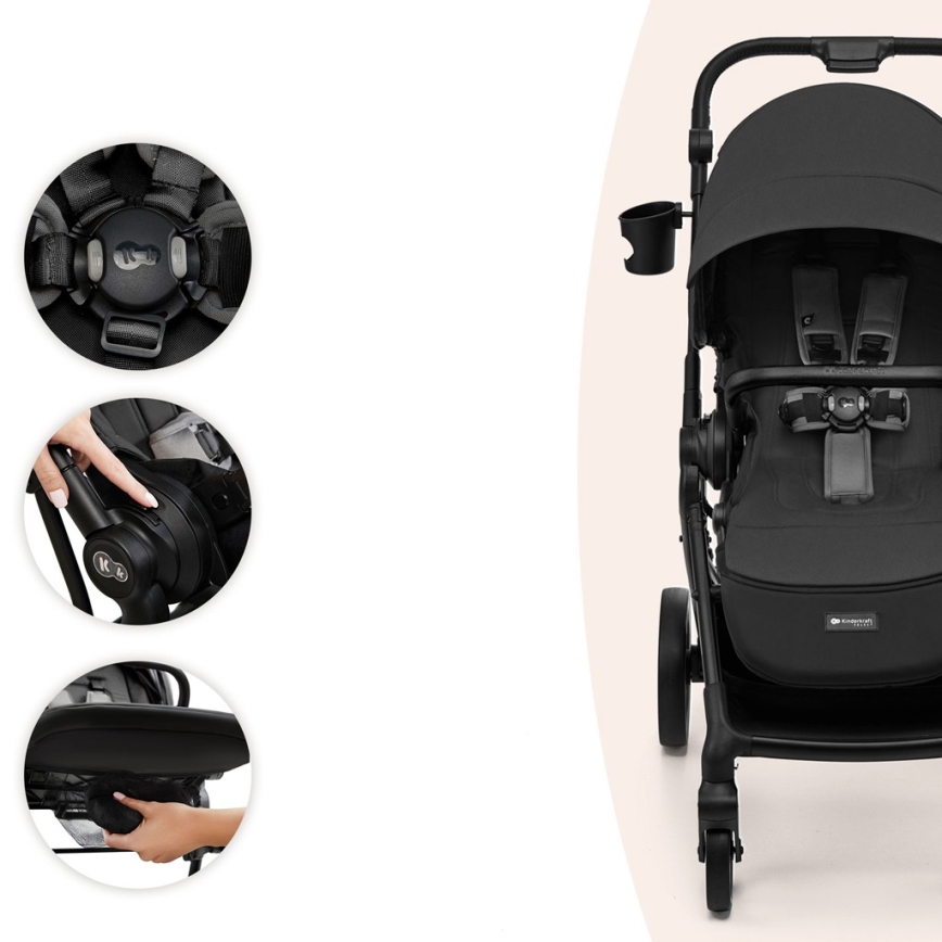 KINDERKRAFT SELECT - Sportieve buggy YOXI Moonlight Grey