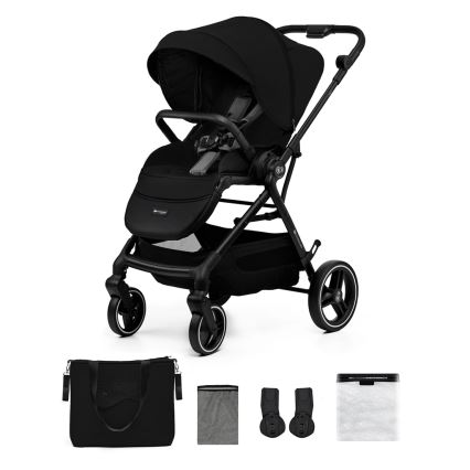 KINDERKRAFT SELECT - Sportieve kinderwagen YOXI Pure Black