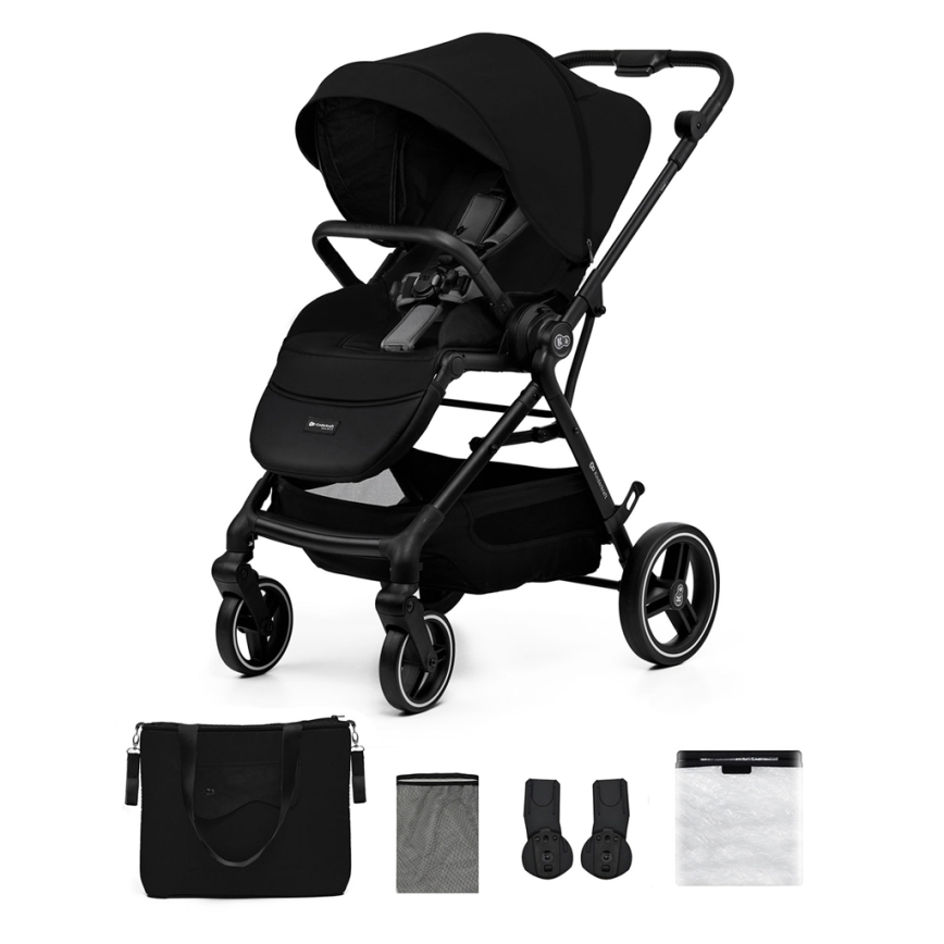 KINDERKRAFT SELECT - Sportieve kinderwagen YOXI Pure Black