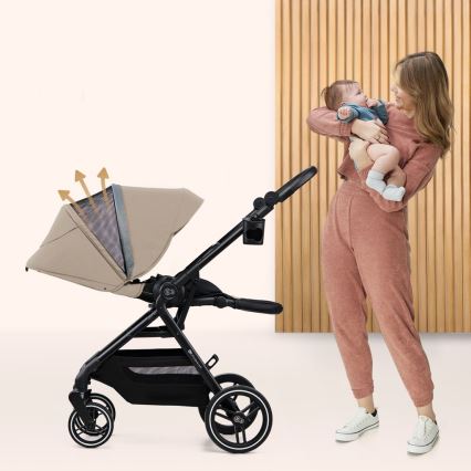 KINDERKRAFT SELECT - Sportieve kinderwagen YOXI zandbeige