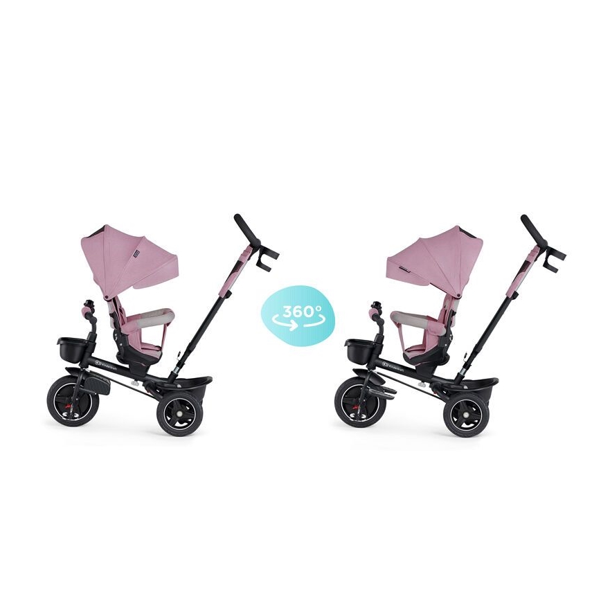 KINDERKRAFT - Tricycle enfant 5en1 SPINSTEP rose