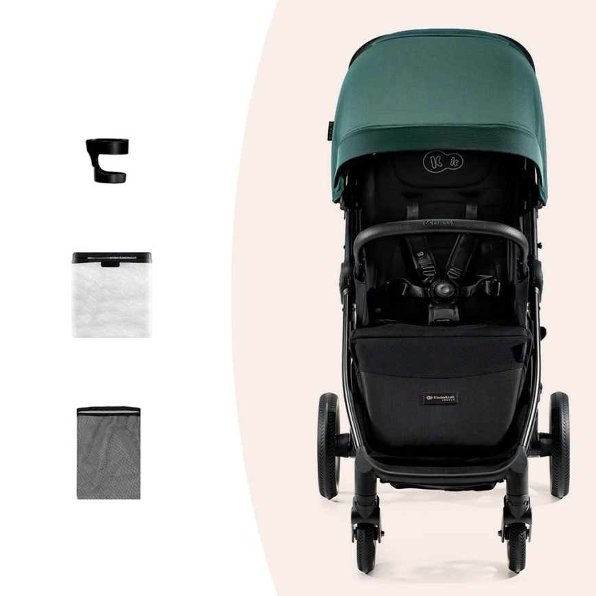 KINDERKRAFT SELECT - Wandelwagen MITZY Jade groen