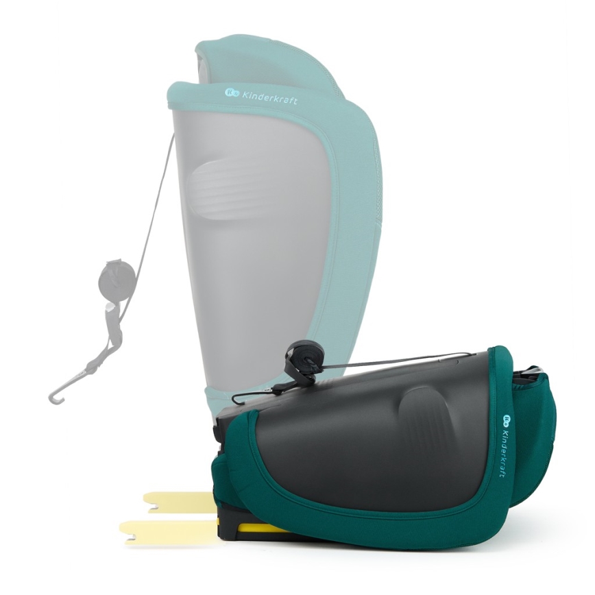 KINDERKRAFT - Siège auto FIX2GO i-Size 76-150 cm turquoise