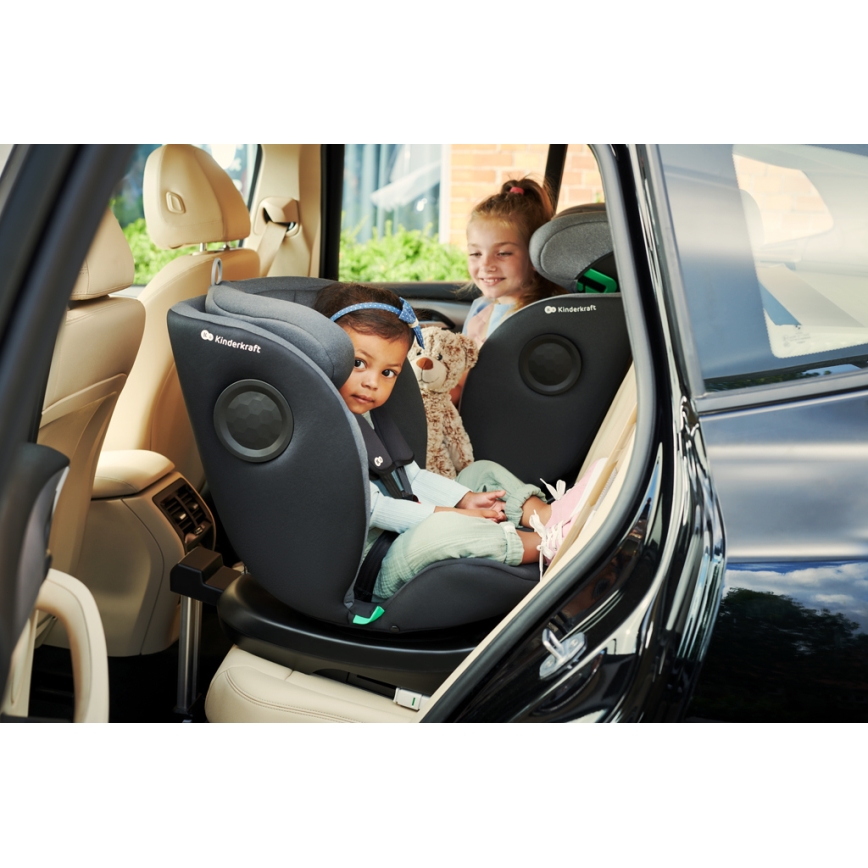 KINDERKRAFT - Siège auto I-360 i-Taille (40-150 cm) gris