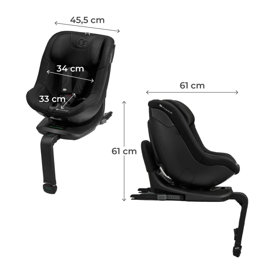 KINDERKRAFT - Siège-auto I-GUARD PRO i-Size 61-105 cm noir