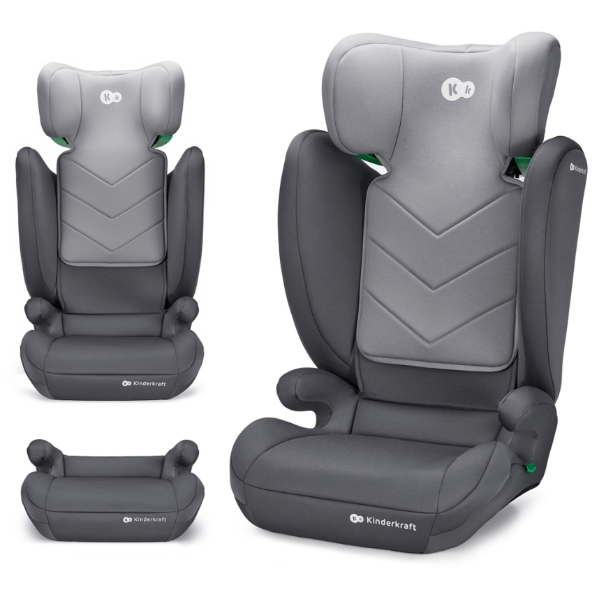 KINDERKRAFT - Siège auto I-SPARK i-Taille (100-150 cm) gris